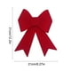 thumbnail image 3 of Seyotauo PVC Christmas Bows 8.3 × 12.2 inch Large Christmas Tree Topper Bows Printed with Santa Claus, Snowman and Xmas Tree for Holiday Party Wreath Garland Decoration, 3 of 6
