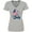 AC-Heather Grey, variant on Inktastic 4th of July with Striped Stars Women's V-Neck T-Shirt