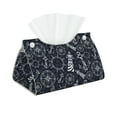 thumbnail image 2 of Lsque Anchors and Lighthouse Printed Long Tissue Box Cover Holder, Facial Paper Organizer Dispenser,Triangle with Bottom Belt, PVC Leather Decorative Organizer, 2 of 9