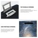 thumbnail image 3 of Balery The Galaxy Funda de equipaje, fundas para maletas, elástica, lavable, protector de maletas, compatible con maletas de 18 a 32 pulgadas-Large, 3 of 7