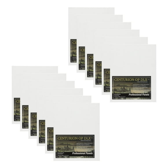 Centurion Deluxe Oil Primed Linen Panel 12-Pack 5x7"