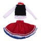 thumbnail image 3 of Juego de Ropa Muñeca con Camisa, Chaleco y Sunnimix Traje de falda de camisa de muñeca, 3 of 8