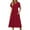 Red, variant on Xunlbb Summer Dresses for Women 2025 Women's Casual Summer Dress Spring Short Sleeve Dress with Pockets Beach A Line Casual Dress S-2XL