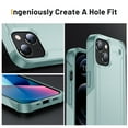 thumbnail image 3 of Feishell Compatible for Apple iPhone 13 (6.1 inch) Case,Dual Layer Protective Shockproof Hybrid Soft TPU + Hard PC Drop Protection Anti-Scratch Phone Case,Green, 3 of 7