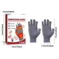 thumbnail image 3 of Guantes de compresión para manos, túnel carpiano reumatoide, para mujeres y hombres; guantes antideslizantes con puntos adhesivos para el trabajo, 3 of 8