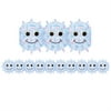 Hygloss Happy Snowflakes Border Strips 12 (Happy Snowflakes) Shape - Damage Resistant, Durable, Long Lasting - 36" Height x 3" Width - Assorted - 12 / Pack