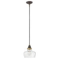 thumbnail image 2 of 1 Light School House Pendant In Traditional-Industrial Style 10 Inches Wide By 10.5 Inches High-English Nickel Finish Hinkley Lighting 67072En, 2 of 3