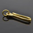 thumbnail image 6 of 1* Brass Keychain Keyring Belt U Hook Wallet Chain Fish Hook, 6 of 16