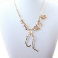 thumbnail image 2 of Latrodar Europe And America Exaggerate The Same Style Of Dinosaur Skeleton Necklace Gold up to 50% Off, 2 of 5