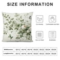 thumbnail image 5 of GOSMITH  Vintage Floral Throw Pillow Covers Flower Butterfly Green Botanical Plant Leaves Farmhouse Decorative Throw Pillows Cases Spring Outdoor Decorations for Home Couch Decor, 5 of 5