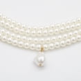 thumbnail image 4 of Bangcool Collier Ras du Cou Perle Synthétique : Collier Mignon Multicouche pour Mariage, 4 of 10