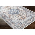 thumbnail image 3 of Mark&Day Washable Rugs, 3x5 New Cambria Traditional Light Denim Area Rug, Ice Blue White Blue Carpet for Living Room, Bedroom or Kitchen (3'6" x 5'6",Machine Washable), 3 of 7