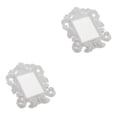 thumbnail image 3 of Billuyoard Vintage Mini Picture Photo Frame Wall Gift Decor White Wedding Party Favor Tipo 1 2piezas, 3 of 6