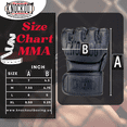thumbnail image 6 of MMA Gloves for Men & Women Grappling UFC Training & Sparring, Martial Arts Punching Bag Gloves with Open Palms Kickboxing Gloves, Muay Thai, MMA, 6 of 6