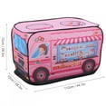 thumbnail image 6 of Ice Cream Truck Policeman Bus Children Tent Foldable Fire Fighting Truck Play Game House, 6 of 8