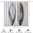 thumbnail image 2 of Gray Watercolor Surfboards 4Pcs Shower Curtain Set with Rugs with Rugs Toilet Lid Cover And Bath Mat Hawaiian Tropical Island Waterproof Shower Curtain for Bathroom Decor Set, 2 of 8