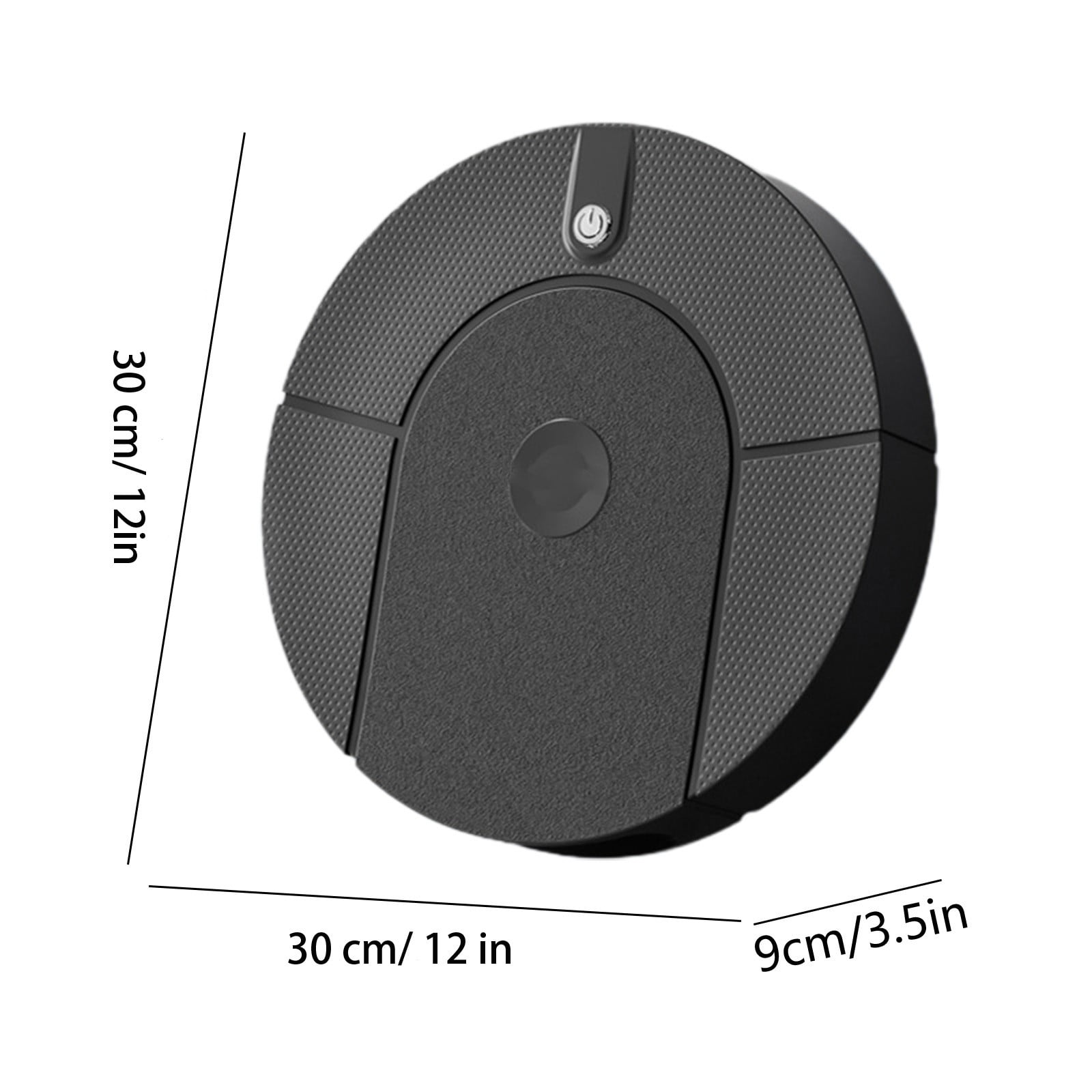 Automatic Self-Cleaning Robot Vacuum and Mop Combo for Hardwood Floors, 2-in-1 Sweeping and Mopping, Wireless, Slim, Ideal for Pet Hair and Corners, White and Black