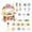 Red, variant on 42pcs Simulation Ice Cream Cart Toys,Mini Candy Shop Playsets,DIY Role Play Interactive Toys,ABS Safe Material Toys,Color Cognition Educational Toys,Kids Language Organizational Ability Training Toys
