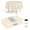 Ivory, variant on 12-Pack White Round Plastic Tablecloth Disposable – Size: 108 Inches – Round Plastic Table Cloths for Parties, Picnics & Formal Events