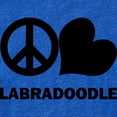 thumbnail image 2 of CafePress - Peace Love Labradoodle. - Cute Infant Baby Football Bodysuit, 2 of 3