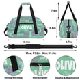 thumbnail image 2 of Personalized Dance Bag Cheerleader with Name Gym Bag Sport Duffel Bags Travel Bag, Green, 2 of 7