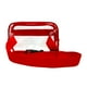 thumbnail image 3 of Riñoneras transparentes de PVC para mujer, riñonera a la cadera, bandoleras impermeables (rojo), 3 of 7