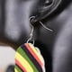 thumbnail image 5 of 2xEthnic Dangle Figure Head African Tribe Dancing Dangle Pendientes Hugo Pendientes colgantes de madera, 5 of 10