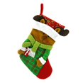 thumbnail image 1 of 1 pieza de medias navideñas de peluche de Papá Noel para árbol de Navidad. Alce, 1 of 9