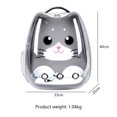 thumbnail image 3 of Bolsa de transporte para gatos, bolsa de transporte transpirable para mascotas, gancho elástico, suministros creativos para mascotas JShteea Libre de BPA, 3 of 6