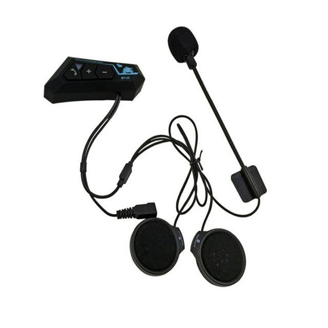 Ohufall Motorcycle Helmet Bluetooth 5.0 Headphones Low Power Stereo Wireless Headset For Riding Music