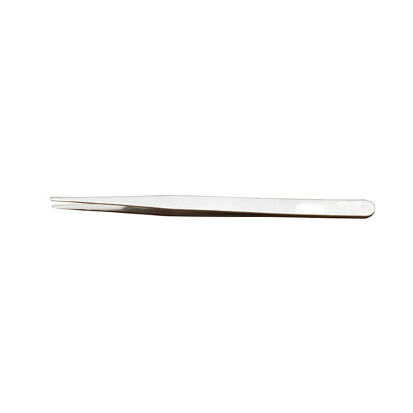 Vogacara Pinzas para pestañas, pinzas para cejas de punta recta antiestática de acero inoxidable, suministros para pestañas resistentes al Type3 NO3