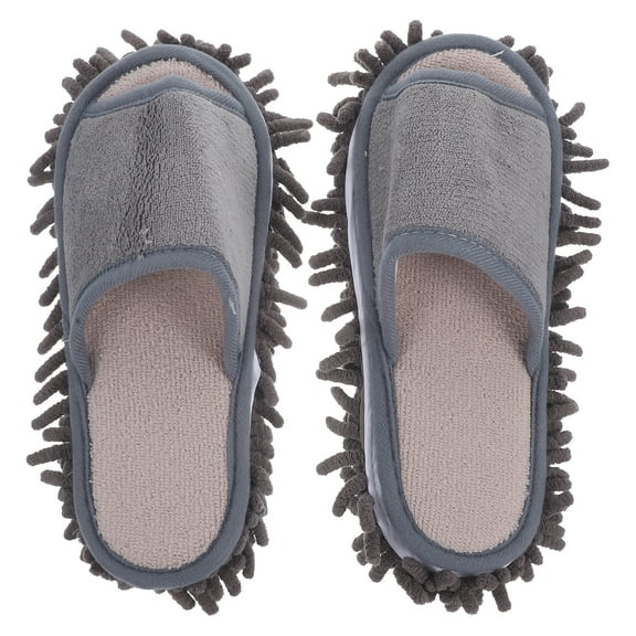 Gymnture Floor Slippers Mop Shoes Slipper Cleaning House Microfiber Sole Chenille Clean Foot Sweep Lazy Cozy Home Cleaner Wet