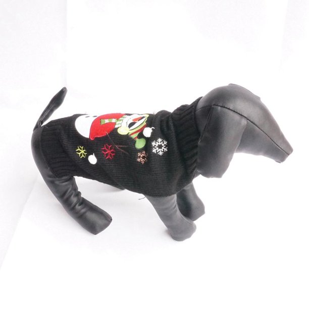 Pet Dog Puppy Sweater Papá Noel / Ciervo / de para proteger para perros - l, tal se describe l Yinane Dog Christmas Santa Claus Coat