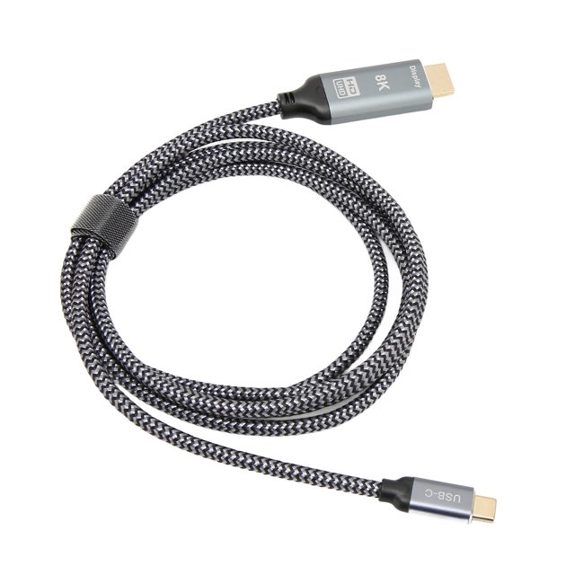 Cable adaptador de interfaz multimedia HD tipo Cto, cable de interfaz multimedia HD USB C a USB Cto de 8K Cable de interfaz multimedia HD tipo Cto Diseñado por expertos
