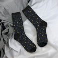thumbnail image 5 of Pofeuu Constellation Print Crew Socks, Adult Running Hiking Socks for Youth and Adult, 5 of 6