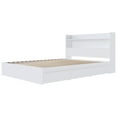 thumbnail image 1 of Nexera Harper 2-Piece Reversible Storage Bed Set, White, Double, 1 of 6