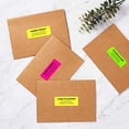 thumbnail image 6 of Avery Neon Laser Labels, Rectangle, Assorted Fluorescent Colors, 1 x 2-5/8, 450/Pack (5979), Neon Green;Neon Magenta;Neon Yellow, 6 of 6