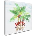 thumbnail image 2 of Trademark Fine Art "Xmas Palm Trees" Canvas Art by Lisa Powell Braun, 2 of 3