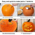 thumbnail image 5 of Kit de Tallado de Calabaza de Halloween, Kit de Tallado de Calabaza para Herramientas Profesionales de Tallado de Calabaza de Halloween de Acero Inoxidable para Decoración de Halloween, 5 of 5