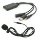 thumbnail image 5 of Adaptador de manos libres para llamadas con micrófono inalámbrico, cable de Audio Bluetooth AUXIN Universal para coche Jadeshay A, 5 of 8