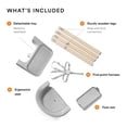 thumbnail image 3 of Trona Stokke Clikk Cloud Grey, todo en uno, de 6 a 36 meses, 3 of 7