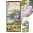 thumbnail image 1 of Kit Punto Cruz Invierno Con Hilo Algodón Ecológico Bordado Parcial 11CT 50x115cm, 1 of 9