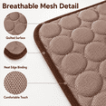 thumbnail image 5 of Dog Cooling Mat, Dog Ice Silk Mat Summer Pet Mat Sleeping Mat Lce Mat, Pet Cooling Mats for Dogs(XL,Coffee, 39.4x 27.6in), 5 of 7