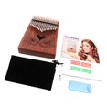 thumbnail image 1 of Caoba 17 notas Mbira Tuning Tool para regalo de Navidad perfke 17 teclas de piano Kalimba, 1 of 9