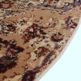 thumbnail image 6 of Rugs.com Saturn Collection Rug – 5 Ft Round Burgundy Beige Medium Rug Perfect For Kitchens, Dining Rooms, 6 of 9