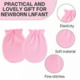 thumbnail image 3 of TELOLY 8 Pairs Baby Mittens,Cotton Mittens for Newborn Baby Girls,No Scratch Baby Mittens Newborn, 3 of 4