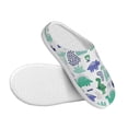 thumbnail image 3 of Kdxio Dinosaur Women's Men's Slippers Plush Slip-On House Slipper for Winter Indoor Soft Cushion Non-slip Fluffy Slides Slippers-46/47, 3 of 7