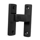 thumbnail image 4 of Cerradura de puerta de 90 grados con tornillos, fácil instalación, cierre metálico. Negro, 4 of 9