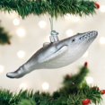 thumbnail image 3 of Old World Christmas Sea and Water Animals Glass Blown Ornaments for Christmas Tree Humpback Whale, 3 of 3