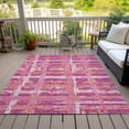 thumbnail image 6 of Addison Rugs Chantille Indoor/Outdoor Transitional Stripes Blush Washable Rectangle Rug, 10' x 14', 6 of 6